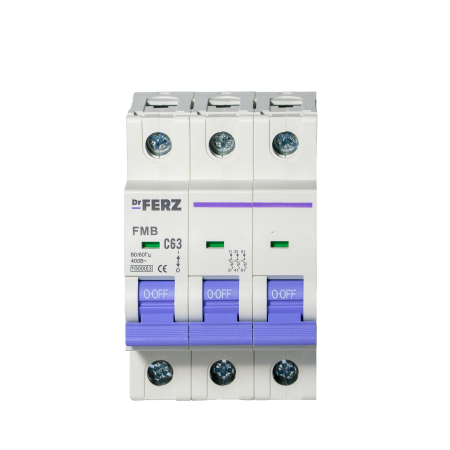 FMB-C 10kA 3P 63 х-ка C Автоматический выключатель